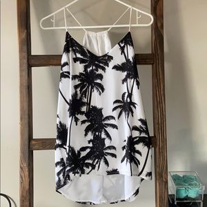 EXPRESS PALM TREE FLOWY TANK